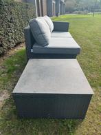 Tuinset B7 - Kan nog een ronde mee!, Tuin en Terras, Gebruikt, Loungeset, Wicker, Bank