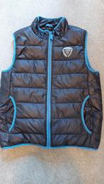 Bodywarmer Zwart met Blauwe rand. Maat 164, Ophalen of Verzenden, Zo goed als nieuw, Jongen, Jas