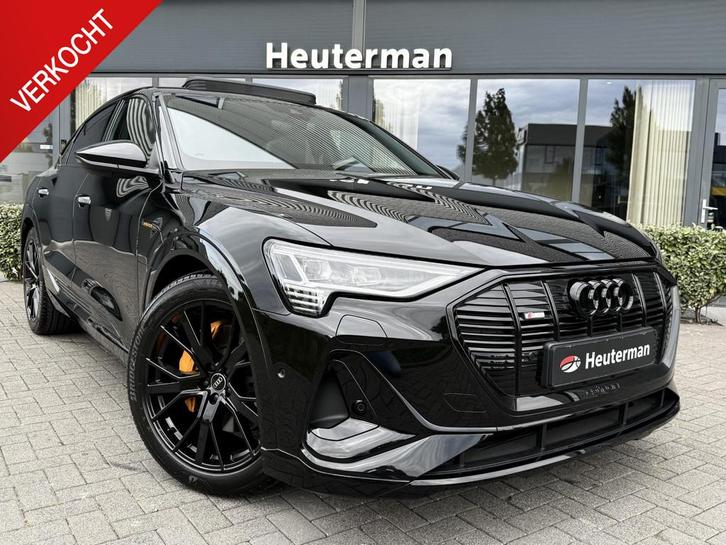 Audi e-tron Sportback 50 Quattro Sportback Black Ed. Panodak, Auto's, Audi, Bedrijf, e-tron, 4x4, ABS, Achteruitrijcamera, Airbags