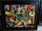 kleurrijk hedendaags schilderij Ethan Newman, Antiek en Kunst, Ophalen