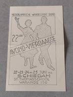 Foldertje Avondvierdaagse Schiedam. St. Thomassschool., Verzamelen, Ophalen of Verzenden, Zo goed als nieuw