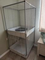 Fretten- of rattenkooi van Ferplast met veel accessoires, Ophalen, Kooi, Zo goed als nieuw, 90 cm of meer