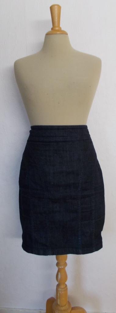 Donkerblauwe koker stretch spijkerrok! 38, Kleding | Dames, Rokken, Zo goed als nieuw, Maat 38/40 (M), Blauw, Boven de knie, Verzenden