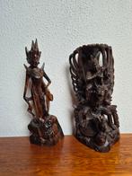 Houten garuda en Balinese danseres uit Indonesië, Ophalen of Verzenden