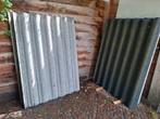 Gratis 5 stuks Golfplaten, Eternit, 110x152 gebruikt,, Doe-het-zelf en Verbouw, Ophalen, Gebruikt, Zwart, 15 m² of meer