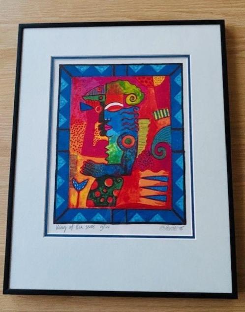 Clemens Briels - “King Queen of the seas” (2006), Antiek en Kunst, Kunst | Litho's en Zeefdrukken, Ophalen of Verzenden