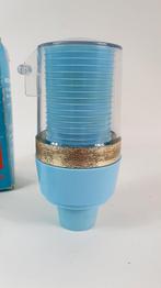 Vintage Maika kunststof bekerhouder, met bekers. 4C8, Ophalen of Verzenden, Overige typen