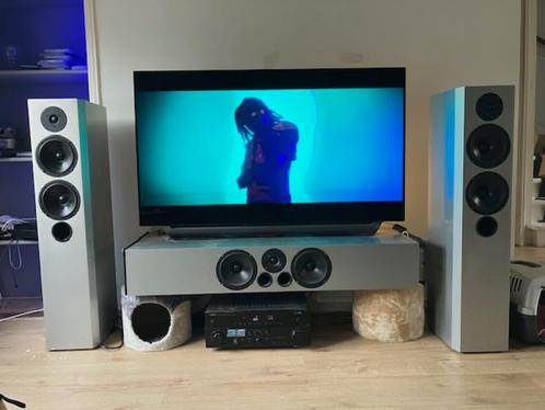 Dolby surround speakers + Yamah versteker, Audio, Tv en Foto, Luidsprekers, Gebruikt, Front, Rear of Stereo speakers, 120 watt of meer