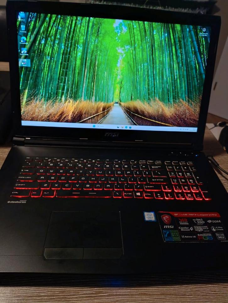 MSI GP72MVR 7RFX LEOPARD PRO, Computers en Software, Windows Laptops, Zo goed als nieuw, 17 inch of meer, HDD, SSD, 2 tot 3 Ghz