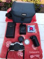 Minolta XG-M inclusief Zoomlenzen en Cameratas Zie Foto’s, Ophalen of Verzenden, Gebruikt, Compact, Minolta