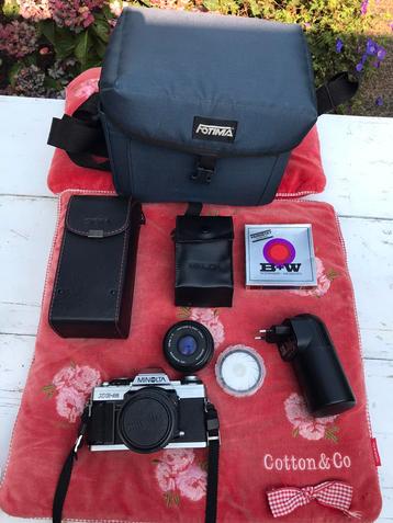 Minolta XG-M inclusief Zoomlenzen en Cameratas Zie Foto’s  beschikbaar voor biedingen