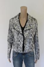 Studio Anneloes zwart/wit leatherlook jasje maat L, Jasje, Maat 42/44 (L), Ophalen of Verzenden, Wit