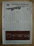 DAF TA 1900 & 2400 Oplegger Specificatie folder 1956, Ophalen, Zo goed als nieuw, Overige merken, DAF