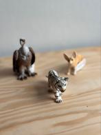 Schleich Witte Tijgerwelp Gier Fennek Vos dieren, Ophalen of Verzenden, Zo goed als nieuw, Beeldje of Figuurtje