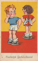 ONDEUGEND MEISJE JONGEN BLAUW OOG JAREN 50 MOOIE KAART KH709, Verzamelen, Ansichtkaarten | Themakaarten, Ophalen of Verzenden
