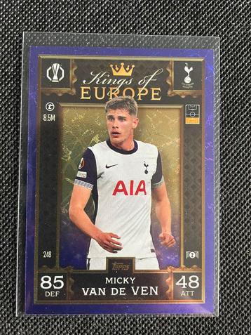 Micky van de Ven paarse parallel Kings of Europe beschikbaar voor biedingen