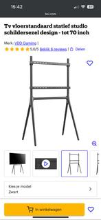 Tv vloerstandaard modern schildersezel zwart, Ophalen of Verzenden, Zo goed als nieuw, 25 tot 50 cm, Minder dan 100 cm