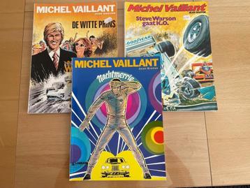 3 stripboeken van Michel Vaillant, ook los te koop