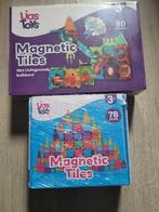 80 en 78 stuks magnetic tiles, Overige merken, 372wm, Info@liastoys.nl, Ophalen of Verzenden