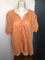Samoon zalmroze linnen blouse, Maat 46/48 (XL) of groter, Ophalen of Verzenden, Zo goed als nieuw, X
