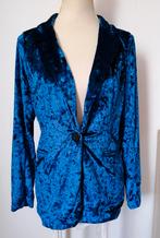LEUK kobaltblauw fluweel jasje mt. S/M, Blauw, Nieuw, Ophalen of Verzenden, Jasje