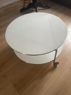 Ikea tafel rond wit te koop!, Huis en Inrichting, Tafels | Salontafels, Ophalen, Rond, 50 tot 100 cm, Minder dan 50 cm