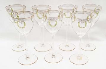 Set Jugendstil Wijnglazen - Theresienthal. beschikbaar voor biedingen