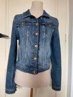 Emporio Armani jeans jack met kanten rand in maat 38, Ophalen of Verzenden, Zo goed als nieuw, Maat 36 (S), Blauw