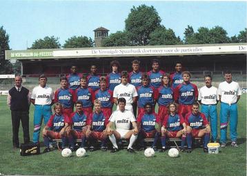Haarlem*Voetbal*A-Selectie seizoen 1989/90*met Barry en .... beschikbaar voor biedingen