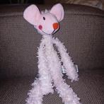 Evora roze muis kruidvat, krullend pluche. 30 cm., Ophalen of Verzenden, Overige typen