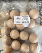 Houten ballen 50mm - volledige boring, Ophalen of Verzenden, Zo goed als nieuw, Knutselwerk