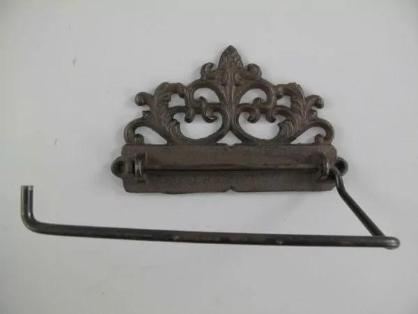Toiletrolhouder Gietijzer Bruin Landelijk, Huis en Inrichting, Badkamer | Badtextiel en Accessoires, Nieuw, Bruin, Ophalen of Verzenden