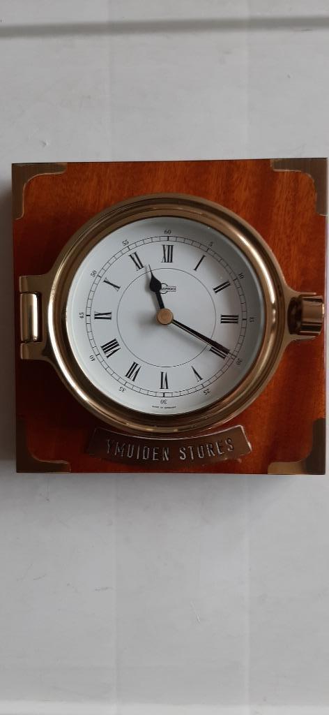 Barigo wandklok (quartz) vervaardigd als patrijspoort., Audio, Tv en Foto, Weerstations en Barometers, Zo goed als nieuw, Ophalen of Verzenden
