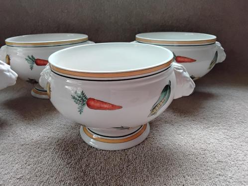 4 Kommen Villeroy & Boch A La Ferme, Huis en Inrichting, Keuken | Servies, Zo goed als nieuw, Kom(men), Overige stijlen, Porselein