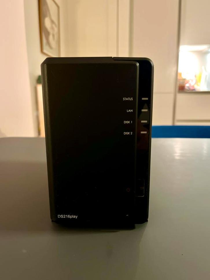 Synology DS216play NAS (zonder schijven), Computers en Software, NAS, Gebruikt, Ophalen of Verzenden