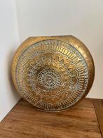 Goudkleurige vaas, Huis en Inrichting, Ophalen, Overige materialen, Overige kleuren, Zo goed als nieuw