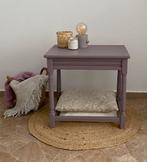 Bijzettafel Plantentafel Nachtkastje Brocante Tafeltje, Huis en Inrichting, Tafels | Sidetables, Ophalen, 50 tot 100 cm, Zo goed als nieuw