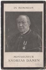 St. Michielsgestel Mgr A. Damen 1855 Zevenbergschen Hoek, Verzamelen, Bidprentjes en Rouwkaarten, Verzenden