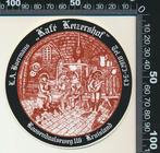 Sticker: Kafe Keizershof - Kruisland, Ophalen of Verzenden, Zo goed als nieuw, Bedrijf of Vereniging