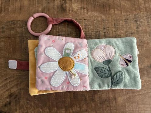 Little Dutch roze buggyboekje - stoffen boekje. ZGAN., Kinderen en Baby's, Speelgoed | Babyspeelgoed, Zo goed als nieuw, Overige typen