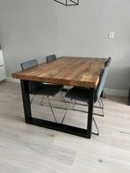 Eettafel mangohout 160x100 cm, Huis en Inrichting, Tafels | Eettafels, 100 tot 150 cm, 150 tot 200 cm, Gebruikt, Rechthoekig