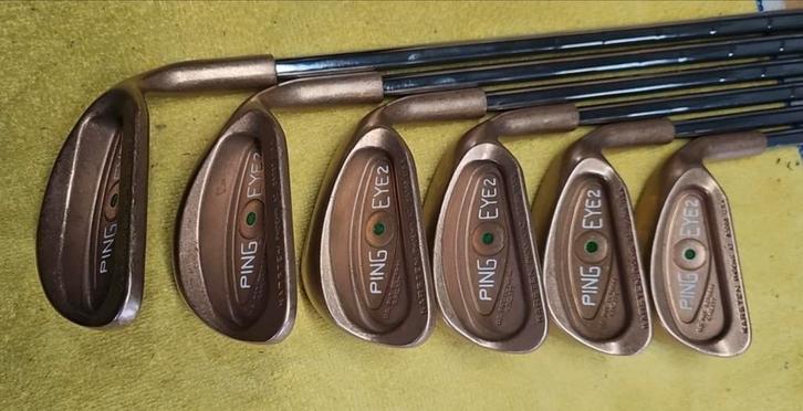 Gezocht: Ping Eye 2 BeCu IJzer Set - Green Dot, Sport en Fitness, Golf, Ophalen of Verzenden