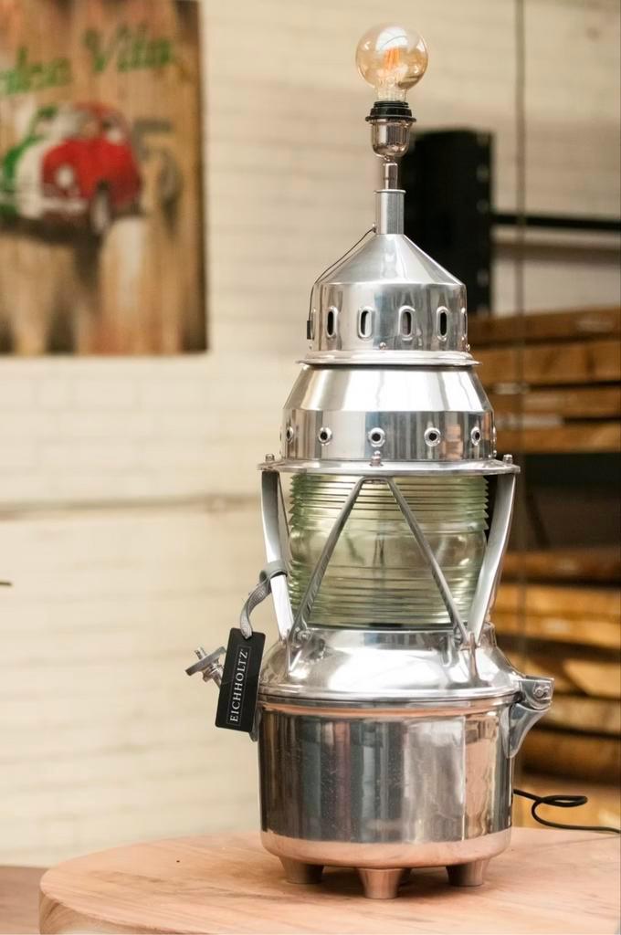 EICHHOLTZ Marine Industriel Lamp Nieuw in Doos, Huis en Inrichting, Lampen | Vloerlampen, Zo goed als nieuw, 100 tot 150 cm, Overige materialen