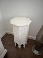 Handgemaakte Oosterse Bijzettafel, Ophalen, Minder dan 55 cm, Gebruikt, Overige vormen