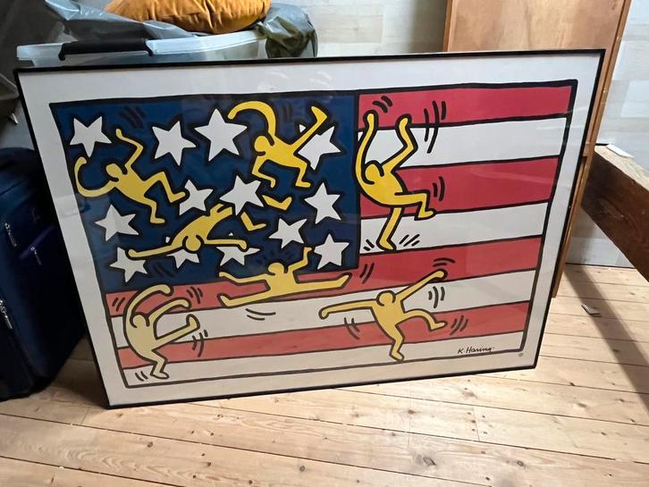 Keith Haring, Antiek en Kunst, Kunst | Schilderijen | Abstract, Ophalen