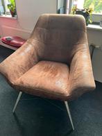 Stoel, Huis en Inrichting, Fauteuils, Ophalen, Zo goed als nieuw, 50 tot 75 cm, Leer