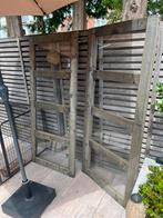 Nieuwe dubbele geïmpregeneerde deur met glas incl kozijn., Ophalen, 80 tot 100 cm, 215 cm of meer, Nieuw