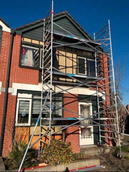 Rolsteiger huren 135 x 305 x 820 werkhoogte te huur, Doe-het-zelf en Verbouw, Steigers, Gebruikt, Rolsteiger of Kamersteiger, 5 meter of hoger