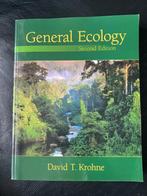 Ecologie studieboek: General Ecology, David T. Krohne, Boeken, Ophalen of Verzenden, Zo goed als nieuw, WO