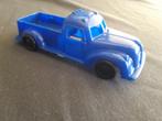 OUD SPEELGOED – plastic auto Pick-Up blauw Jaren 50, Ophalen of Verzenden
